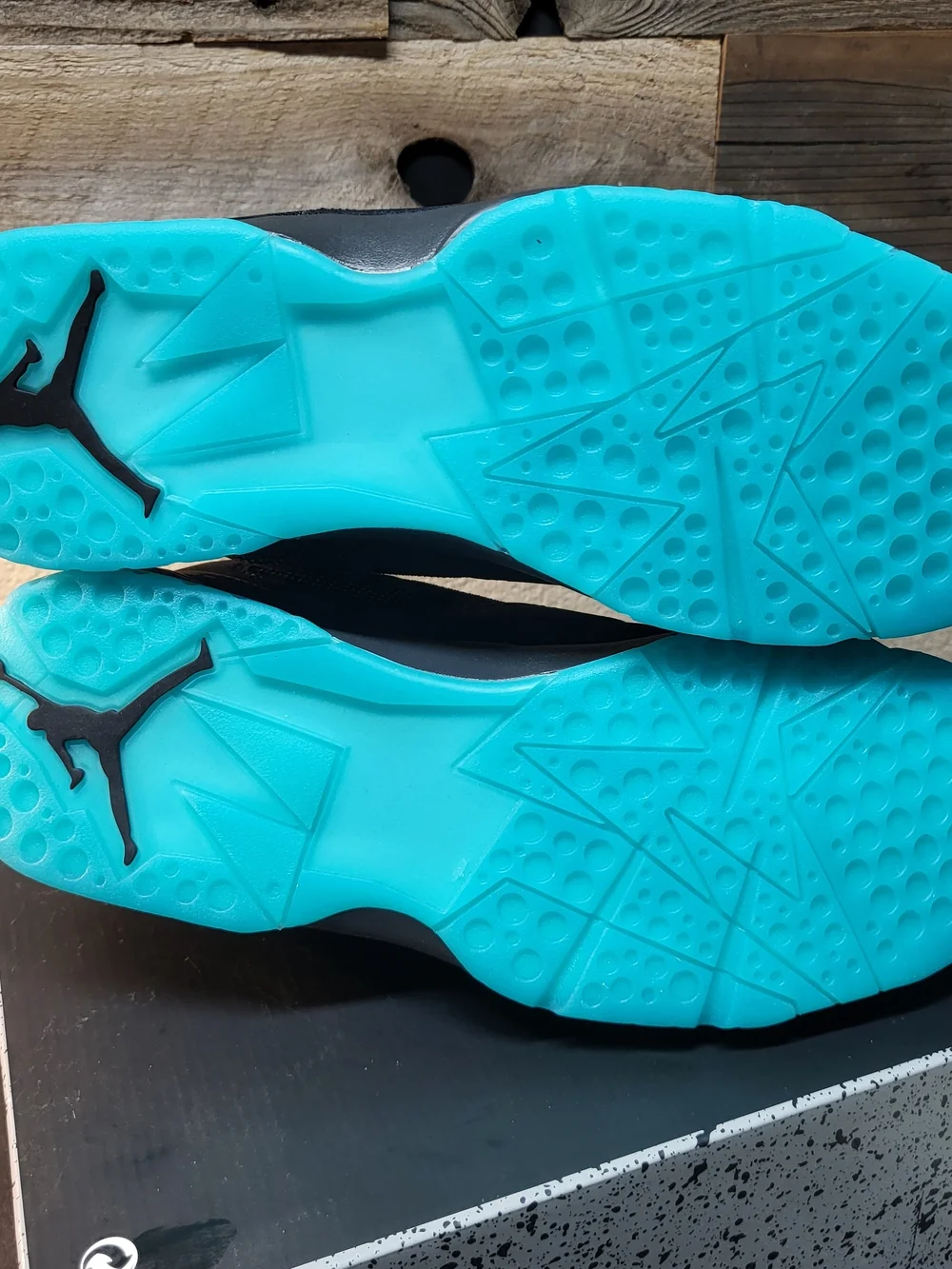 Jordan black teal